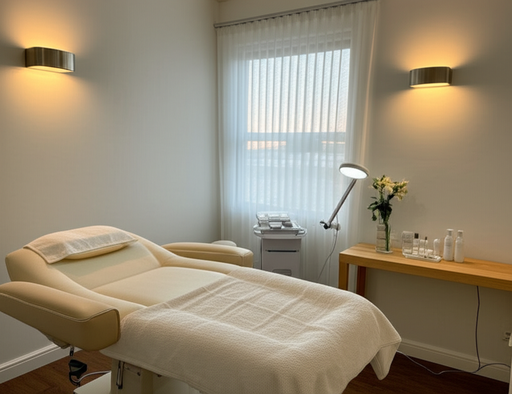 Behandlingsrom i norsk estetisk klinikk